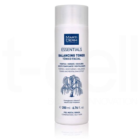 MartiDerm Essentials Balancing Toner - Nước Cân Bằng Làm Sạch Chứa BHA & Prebiotics 200ml