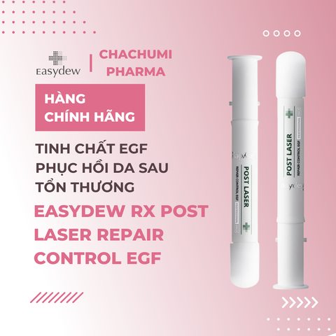 Easydew Rx Post Laser Repair Control EGF 10ml x 2 ống - Tinh chất EGF phục hồi da sau tổn thương