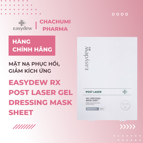 Easydew Rx Post Laser Gel Dressing Mask Sheet - Mặt Nạ Phục Hồi, Giảm Kích Ứng