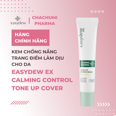 [Date 5/25]Easydew Ex Calming Control Tone Up Cover 40ml - Kem chống nắng trang điểm làm dịu cho da