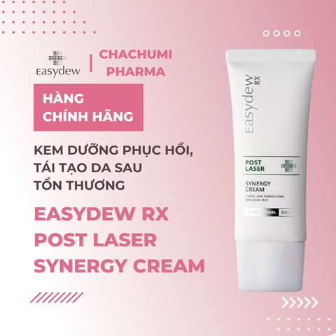 Easydew Rx Post Laser Synergy Cream 50ml - Kem Dưỡng Phục Hồi, Tái Tạo Da Sau Tổn Thương