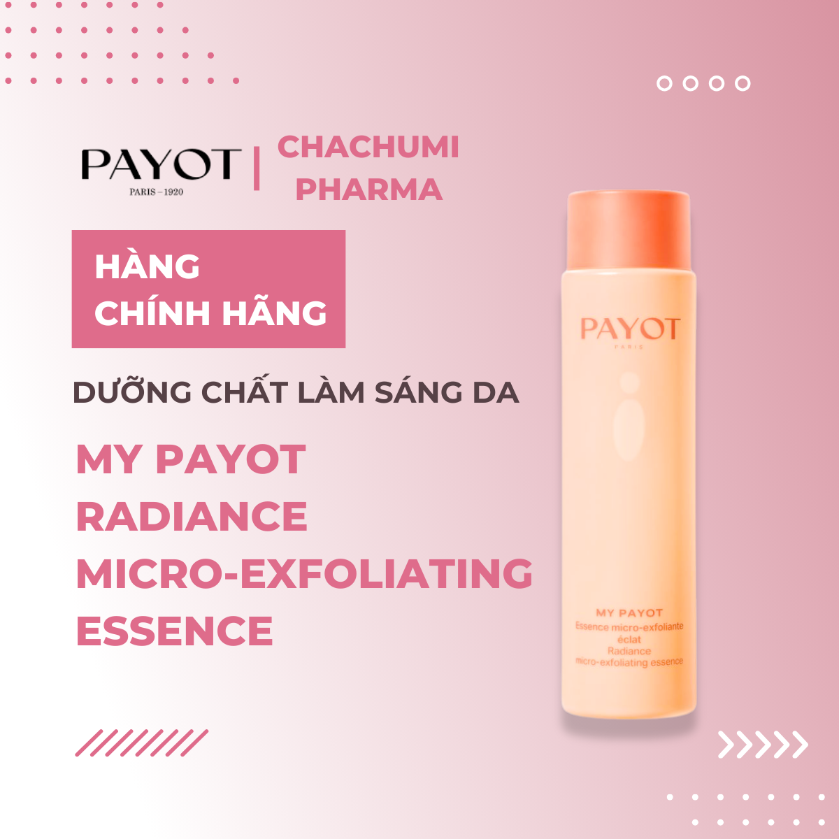 Dưỡng Chất PAYOT My Payot Radiance Micro Exfoliating Essence loại bỏ tế bào chết làm sáng da 125ml
