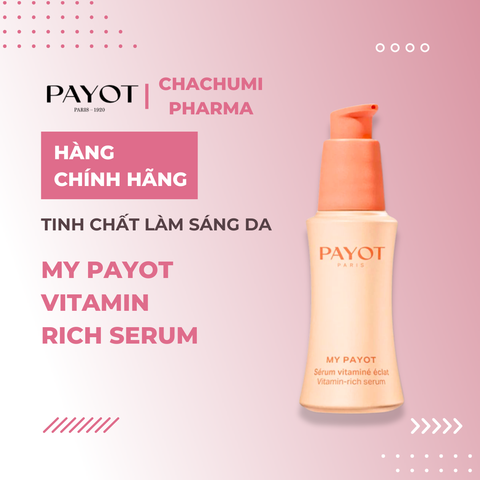 Serum PAYOT My Payot Vitamin Rich Serum làm sáng da chống oxy hóa 30ml