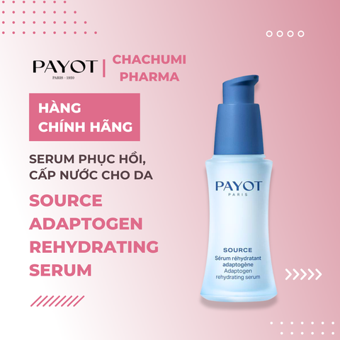 Serum PAYOT Source Adaptogen Rehydrating Serum phục hồi cấp nước căng bóng da 30ml