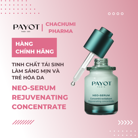Tinh chất PAYOT Neo Serum Rejuvenating Concentrate tái sinh năng lượng làm sáng mịn da 30ml