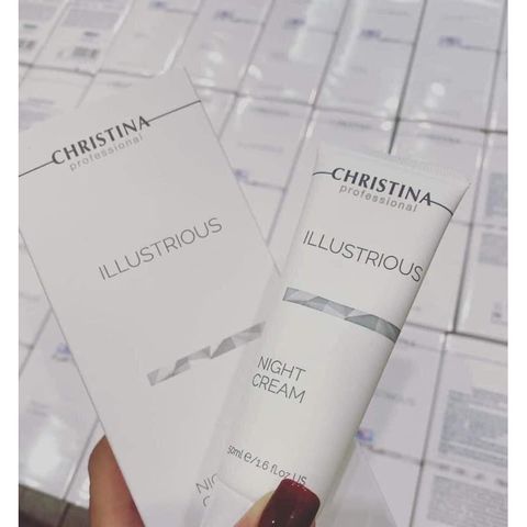 Kem dưỡng đêm Christina Illustrious Night Cream trẻ hoá, trắng sáng, mờ thâm nám 50ml