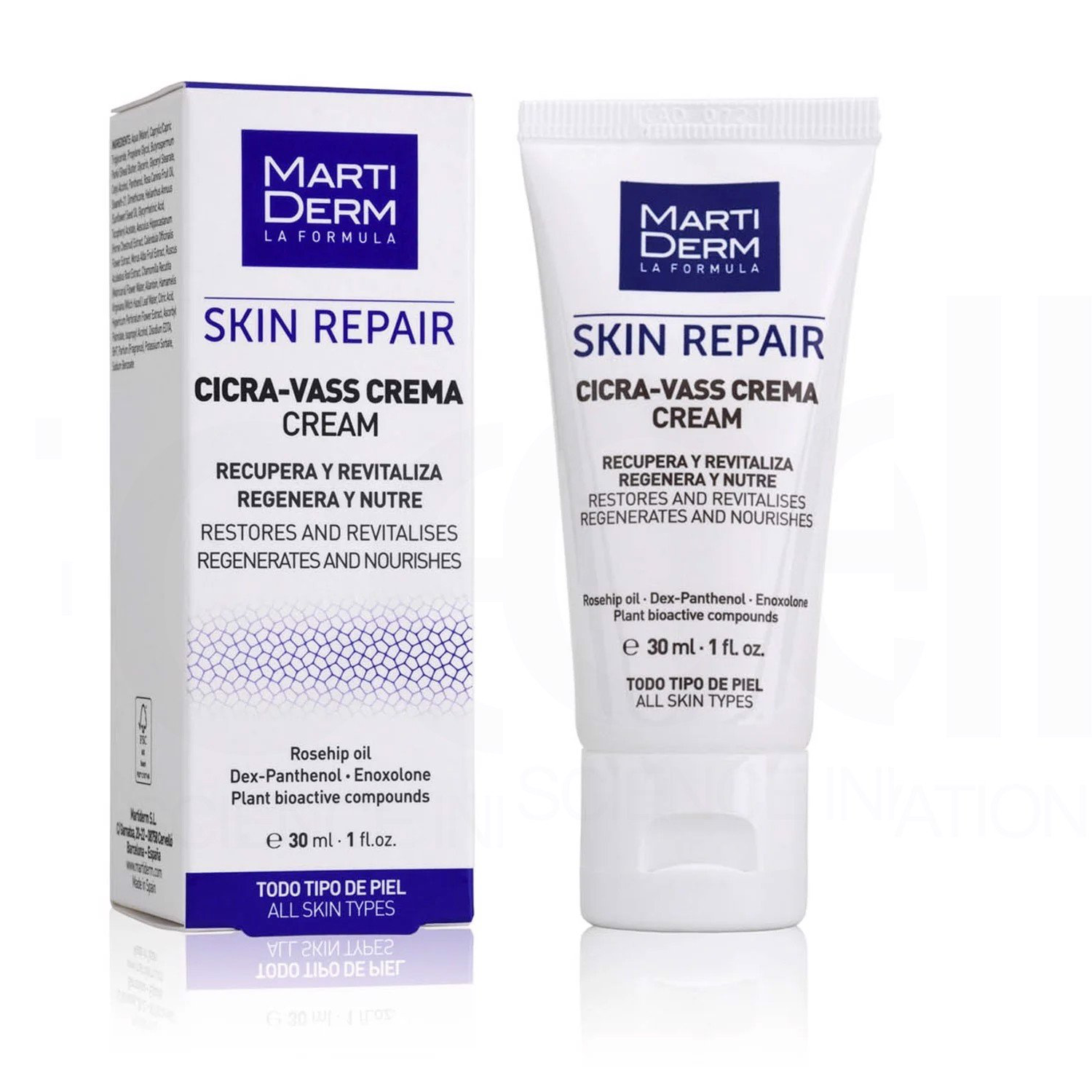 MartiDerm Skin Repair Cicra Vass Cream - Kem Dưỡng Phục Hồi Da Nhạy Cảm 30ml