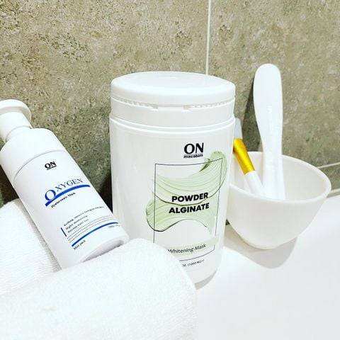 Onmacabim Alginate Powder Whitening mask - Mặt nạ tảo nâu trắng, mịn