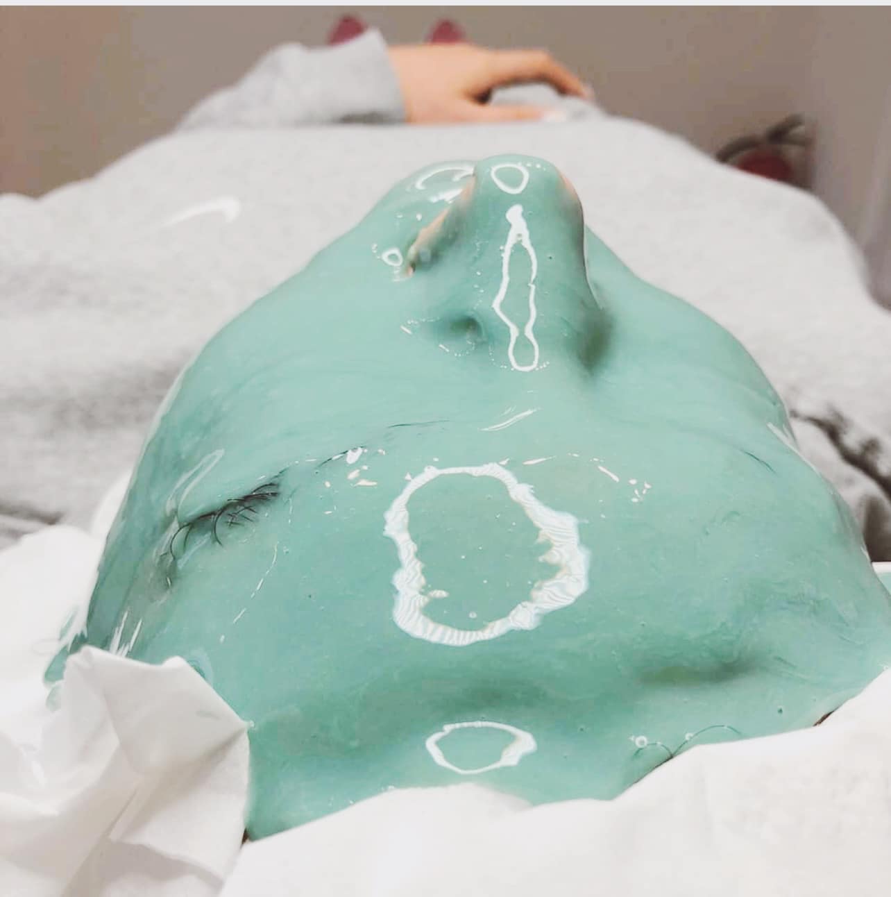 Onmacabim Alginate Powder Whitening mask - Mặt nạ tảo nâu trắng, mịn