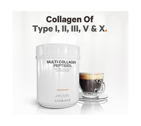 Bột Collagen Codeage Thủy Phân Tổng Hợp Trẻ Hóa Toàn Diện Codeage Multi Collagen 567g