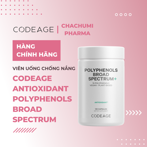 CODEAGE Polyphenols Broad Spectrum - VIÊN CHỐNG NẮNG