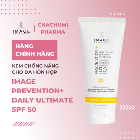 Image Prevention+ Daily Ultimate Protection Moisturizer SPF50 170g - Kem chống nắng Image da dầu, da hỗn hợp