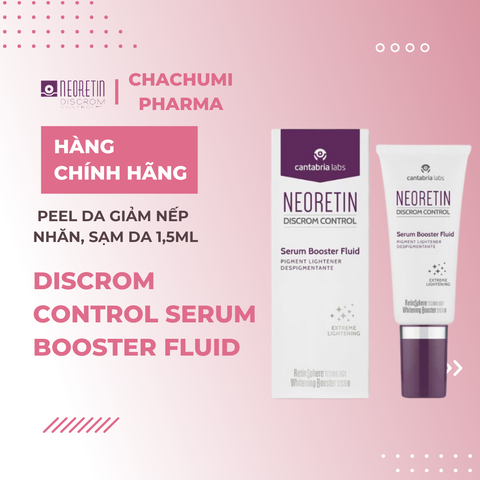 Tinh chất NeoRetin Discrom Control Serum Booster Fluid giúp tái tạo và làm sáng da 30ml