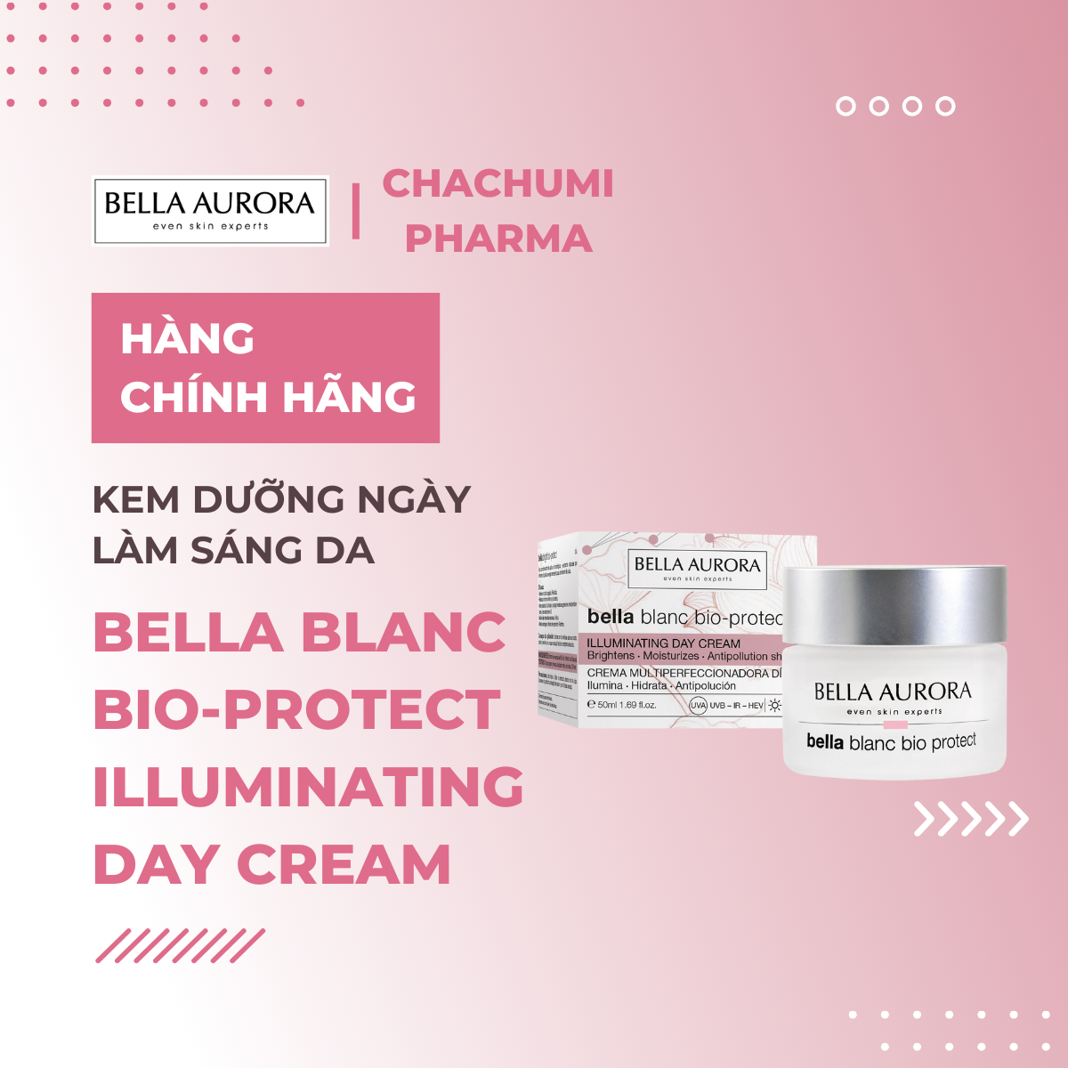 Bella blanc bio-protect illuminating day cream - Kem Dưỡng Ngày Làm Sáng Da