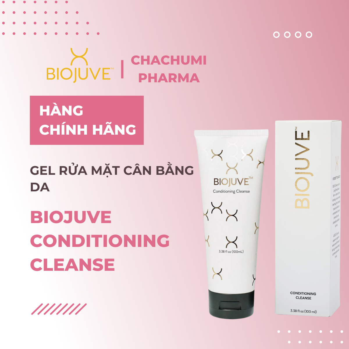 Gel Rửa Mặt BIOJUVE Conditioning Cleanse Cân Bằng Da 100ml