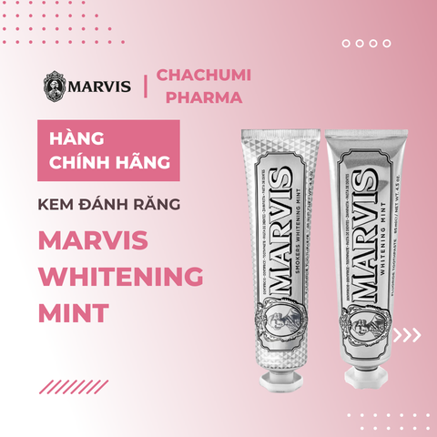 Marvis Whitening Mint 85ml - Kem đánh răng