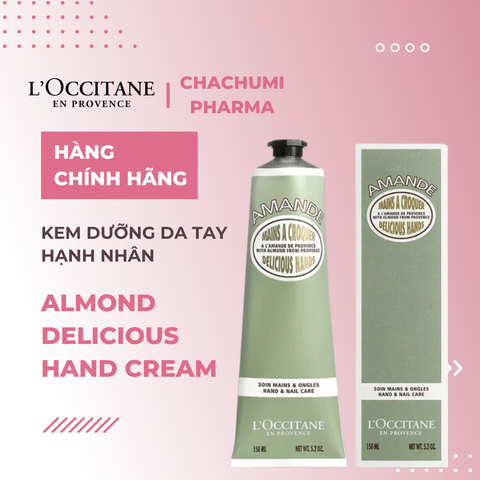 Kem Dưỡng Da Tay L’occitane Hạnh Nhân Và Bơ Hạt Mỡ 20% 150ml