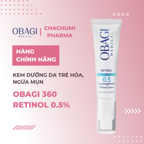 Obagi 360 Retinol 0.5 - Kem Dưỡng Da Trẻ Hóa, Ngừa Mụn
