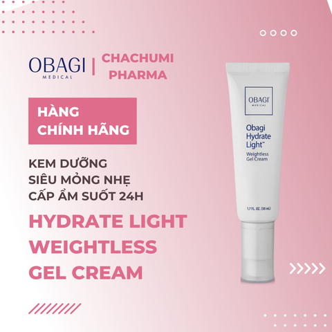 Obagi Hydrate Light Weightless Gel Cream 48g - Kem dưỡng ẩm dạng gel