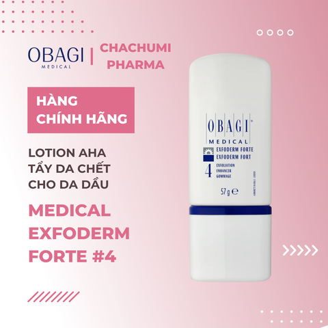 Medical Exfoderm Forte #4 - Lotion AHA Tẩy Da Chết Cho Da Dầu