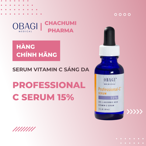 Obagi Professional C Serum 15% - Serum chống oxy hóa, làm sáng đều màu da