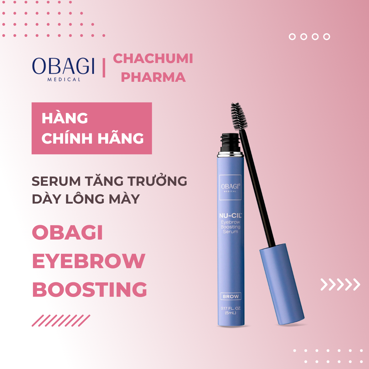 Obagi Eyebrow Boosting 5ml - Serum Tăng Trưởng Dày Lông Mày