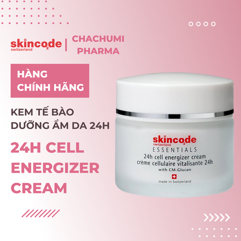 Skincode 24h Cell Energizer Cream -  Kem tế bào cung cấp năng lượng & dưỡng ẩm da 24h