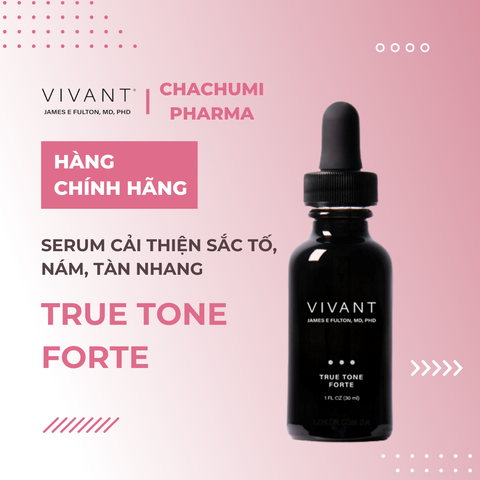 Vivant True Tone forte - Serum cải thiện sắc tố, nám, tàn nhang