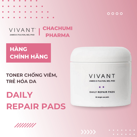 Vivant Daily Repair Pads - Toner chống viêm, trẻ hóa da