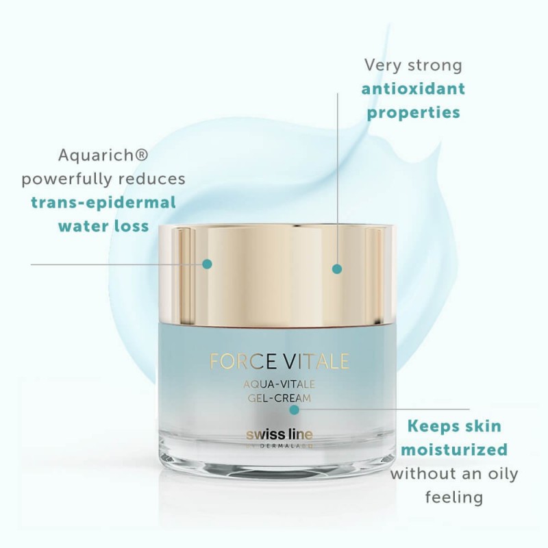 Swissline Force Vitale Aqua Vitale Corrective Eye Cream - Kem sinh học điều chỉnh độ ẩm & nếp nhăn cho vùng mắt