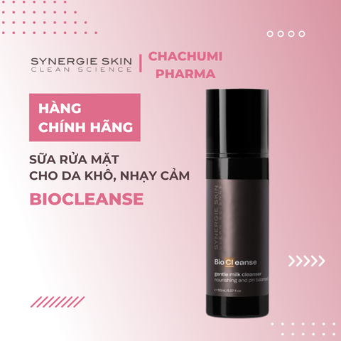 Synergie Skin BioCleanse Sữa rửa mặt dịu nhẹ cho da khô & nhạy cảm 150ml