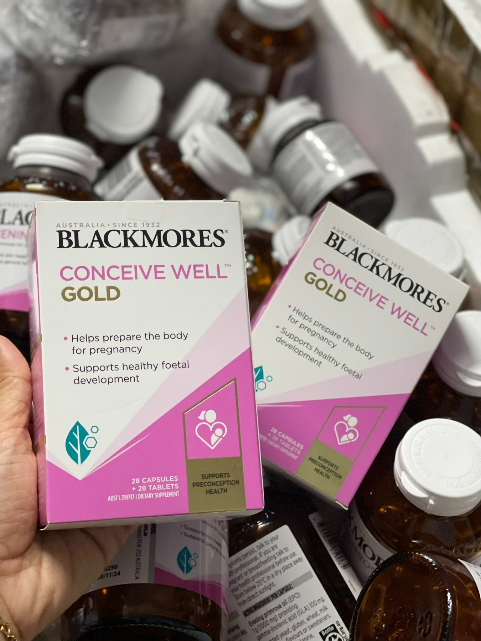 Blackmores Conceive Well Gold Úc - V.U bổ trứng tăng thụ thai