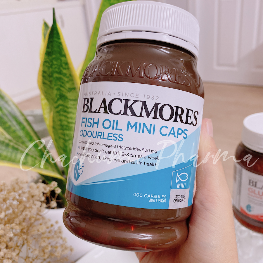 Blackmores Odourless Fish Oil Mini Caps - Dầu cá không mùi