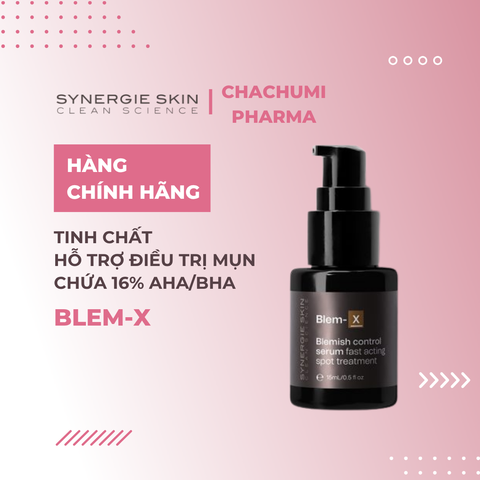 Synergie Skin Blem-X – Serum trị mụn 16% AHA/BHA 30ml