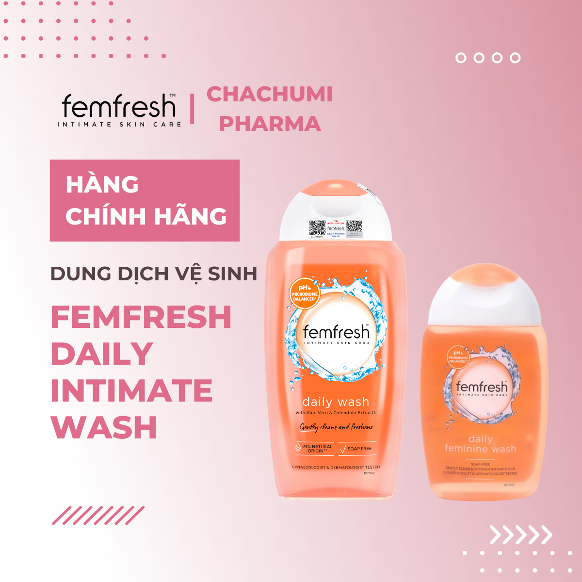Femfresh Daily Intimate Wash - Nước rửa phụ khoa