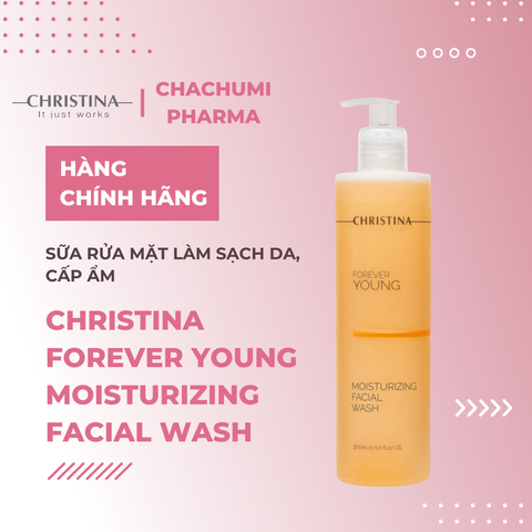 Christina Forever Young Moisturizing Facial Wash - Sữa Rửa Mặt Làm Sạch Da, Cấp Ẩm Giúp Da Mịn Màng Và Tươi Sáng