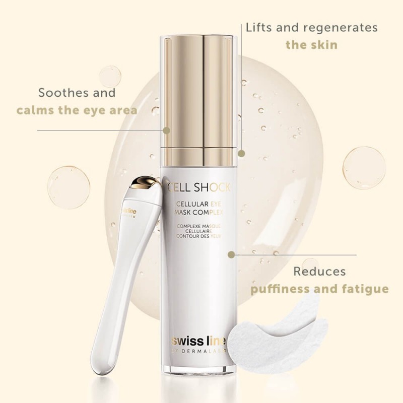 Swissline Cell Shock Cellular Eye Mask Complex - Mặt nạ tế bào trẻ hóa và săn chắc vùng da mắt