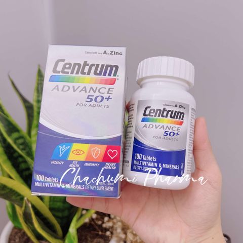 Centrum Advance Adults 50+ - Vitamin Tổng Hợp Cho Người Trên 50 Tuổi 100 viên