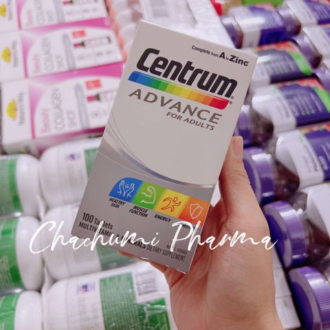 Centrum Advance For Adults - Tổng Hợp Vitamin Cho Người dưới 50 Tuổi 100 viên