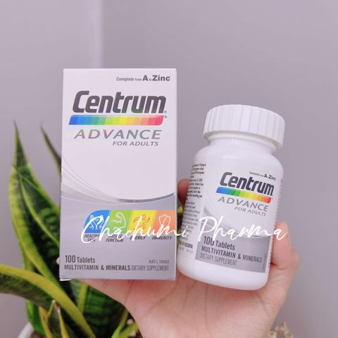 Centrum Advance For Adults - Tổng Hợp Vitamin Cho Người dưới 50 Tuổi 100 viên