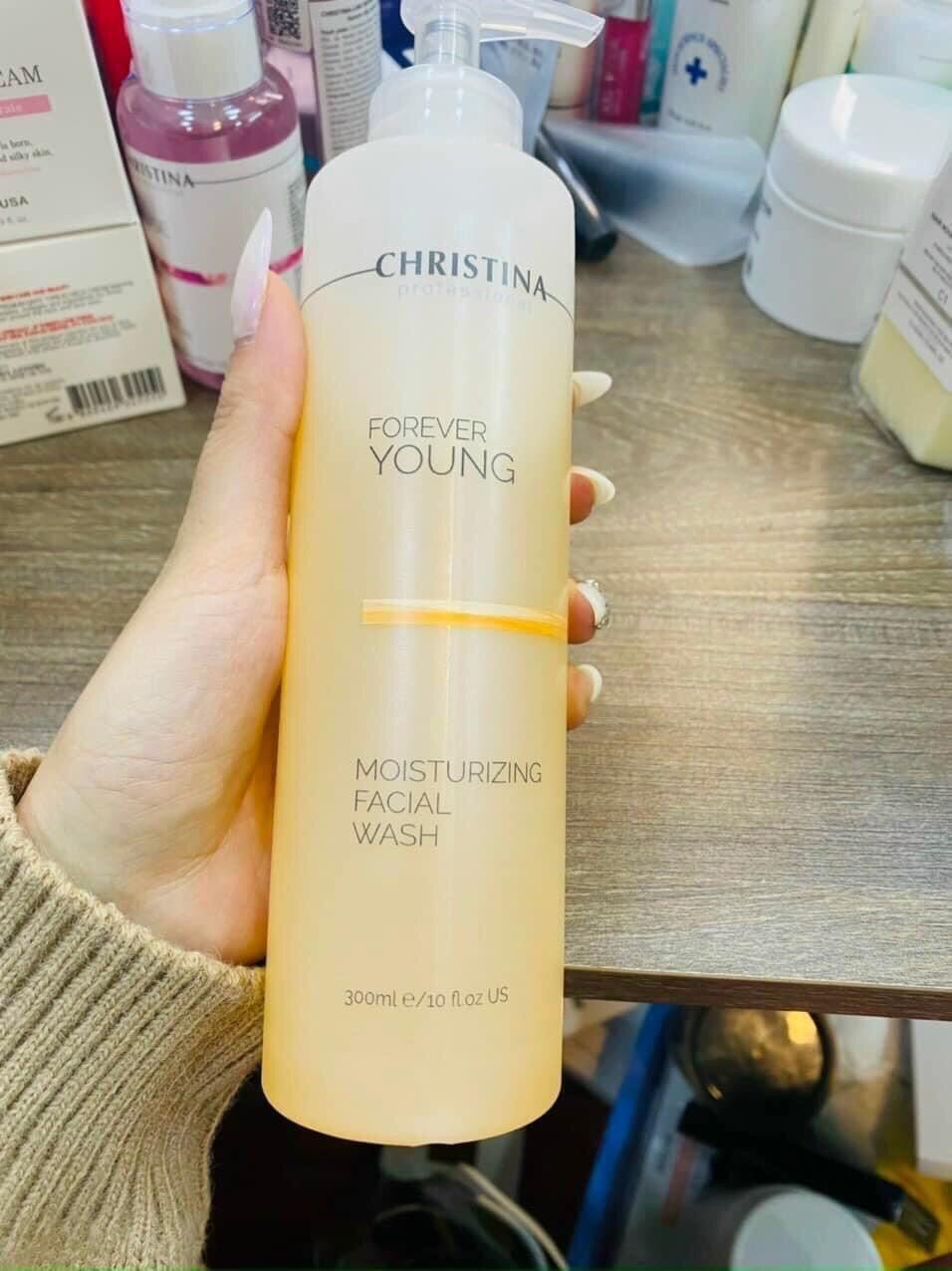 Christina Forever Young Moisturizing Facial Wash - Sữa Rửa Mặt Làm Sạch Da, Cấp Ẩm Giúp Da Mịn Màng Và Tươi Sáng