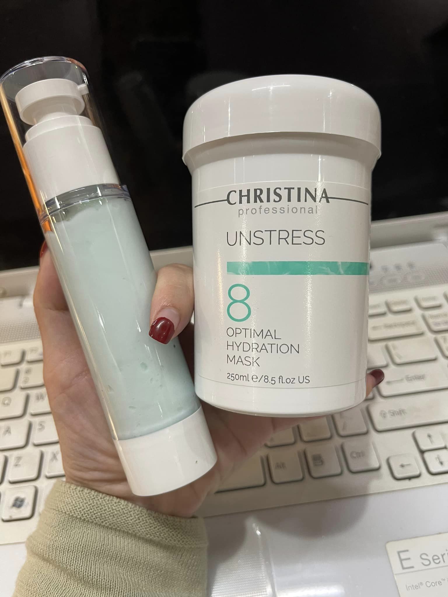 Christina Unstress 8 Optimal Hydration Mask 250ml - Mặt nạ dưỡng ẩm