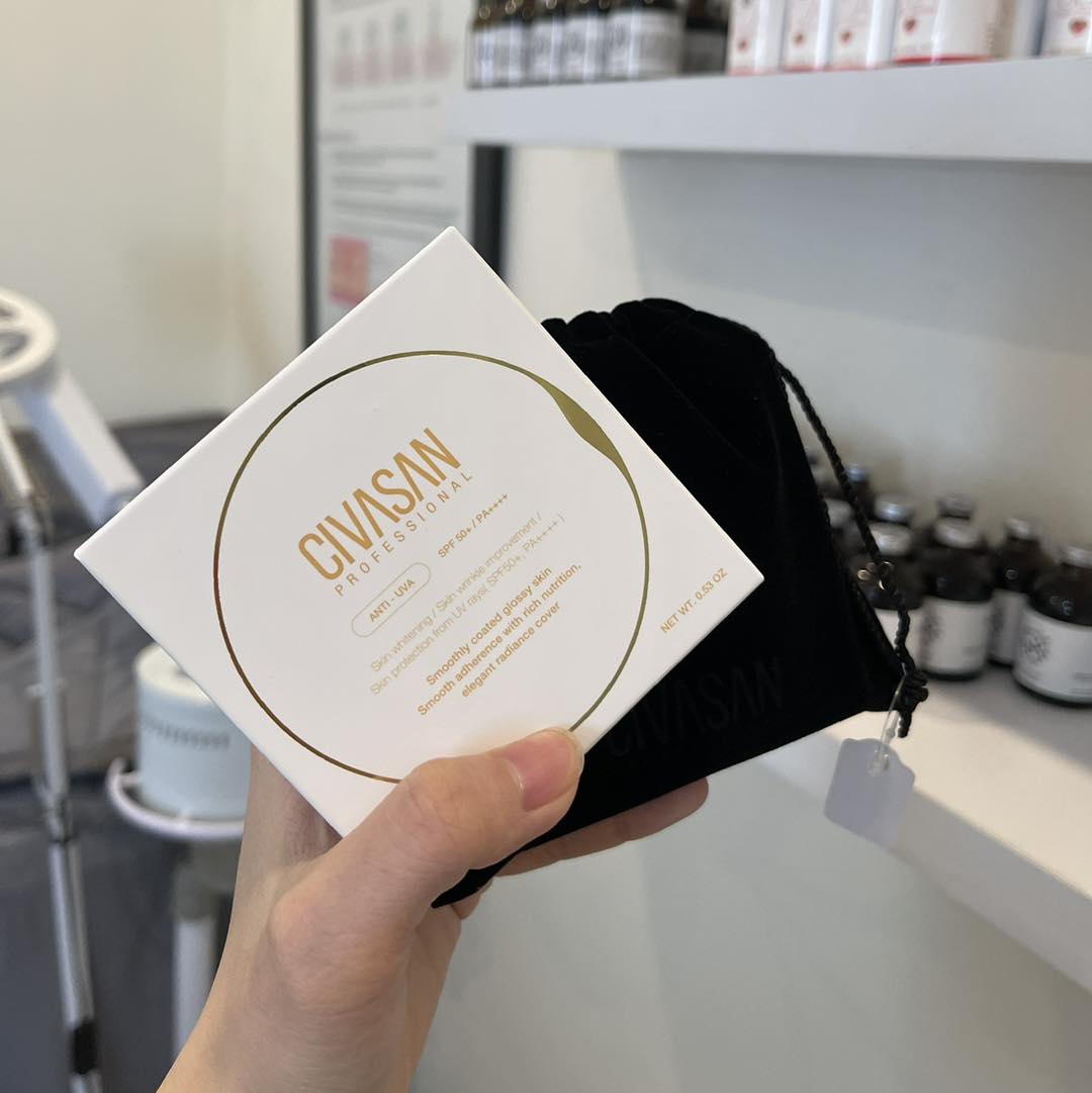 Cushion Civasan che khuyết điểm, kiềm dầu chống thấm nước kiểm soát dầu