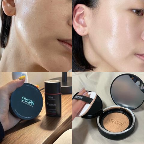 Cushion Civasan che khuyết điểm, kiềm dầu chống thấm nước kiểm soát dầu