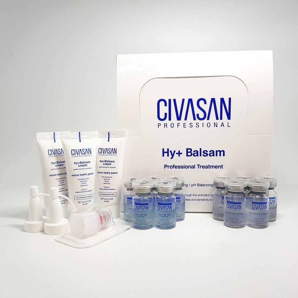 Civasan Hy+ Balsam Professional Treatment - Bộ sản phẩm phục hồi da