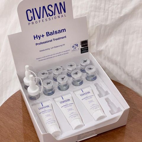 Civasan Hy+ Balsam Professional Treatment - Bộ sản phẩm phục hồi da