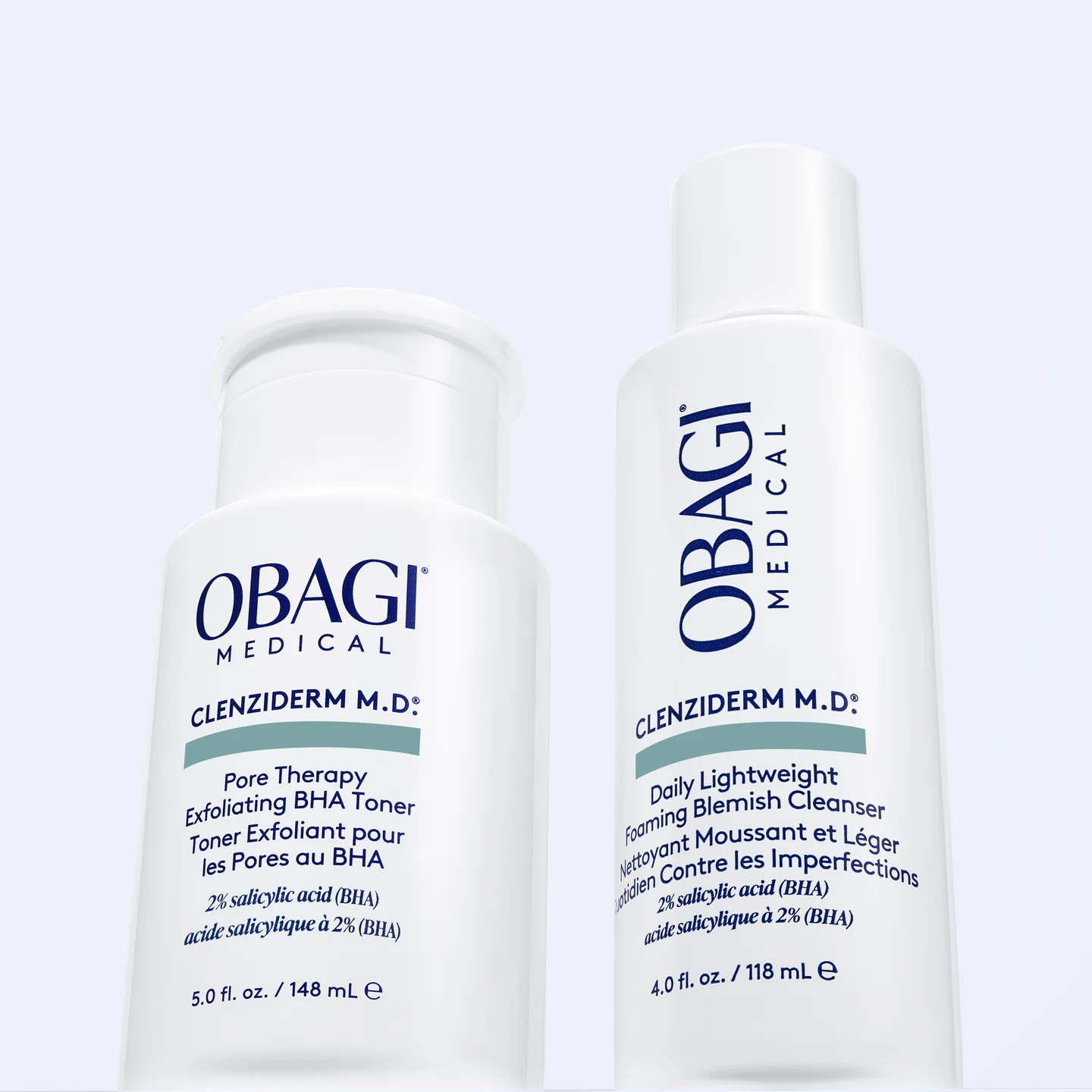 Obagi Clenziderm M.D. Foaming Blemish - Sữa Rửa Mặt Giảm Mụn Chứa BHA 118ml