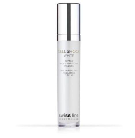 Swissline Cell Shock White Daytime Brightening-Power Emulsion - Nhũ tương trắng sáng đột phá da toàn diện cho ban ngày