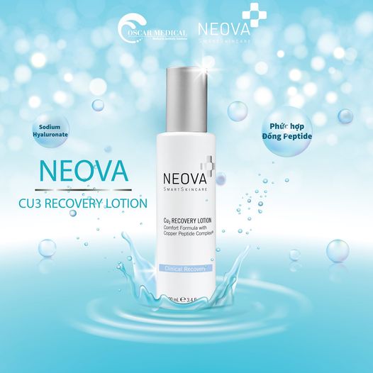 Neova Cu3 Recovery Lotion - Kem phục hồi da tổn thương sau laser, bỏng hay mesotherapy