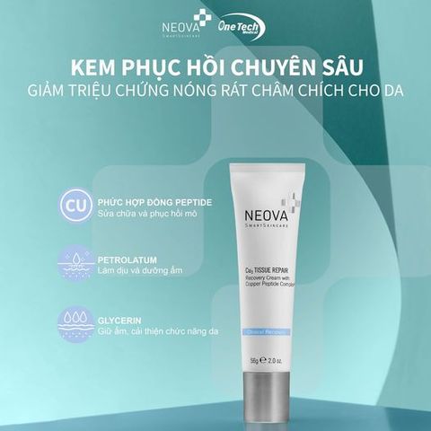 Neova Cu3 Tissue Repair - Kem phục hồi da tổn thương sau laser, bỏng hay mesotherapy